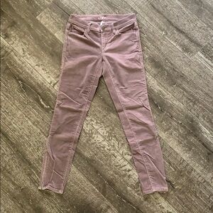 LOFT Women’s Lilac Modern Skinny Ankle Corduroy Pants - Size 25/0